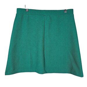 St. Patty's Day Green A-Line Skirt H&M Med 100% Polyester Knee Length Stylish &